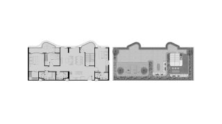 Penthouse floor plan, 3 bedrooms in Coralina Kamala No. 11012